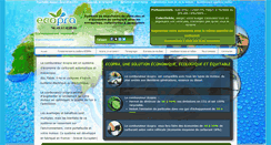 Desktop Screenshot of ecopra.fr